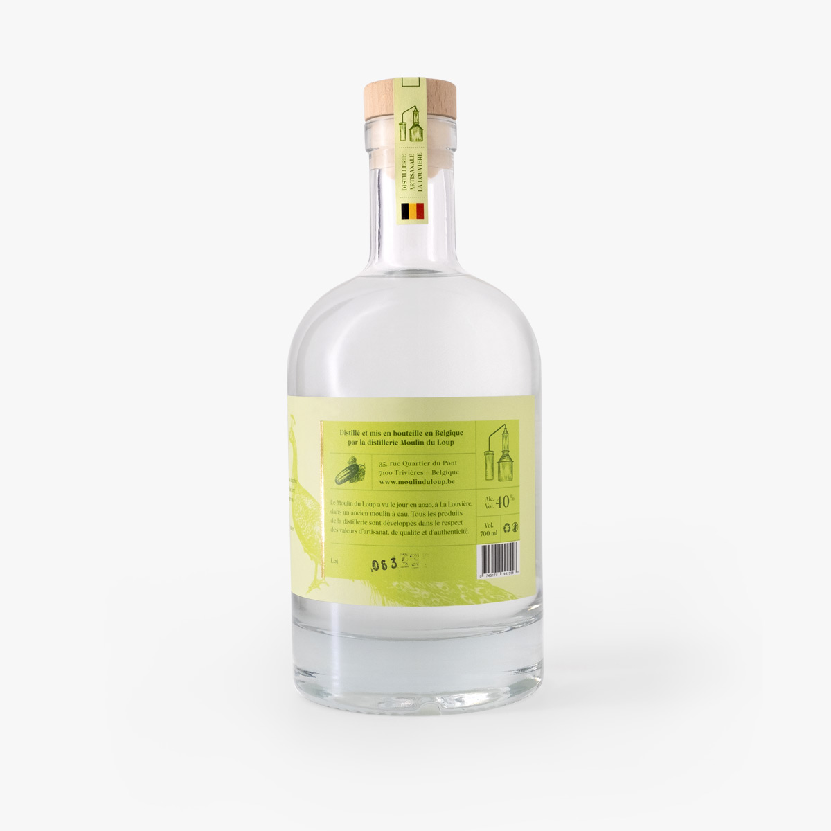 Gin concombre Moulin du Loup